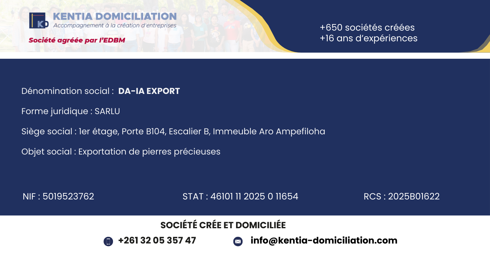 DA-IA EXPORT