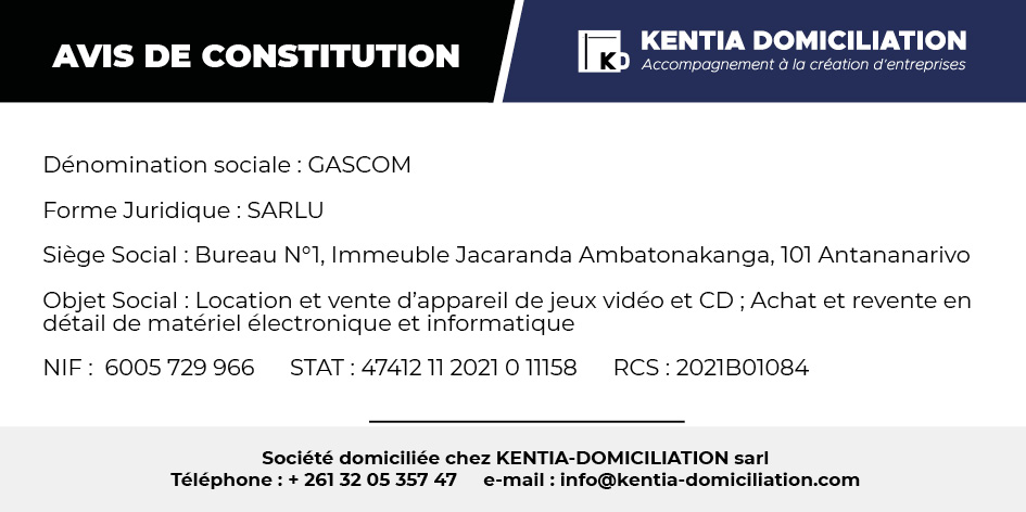 GASCOM SARLU